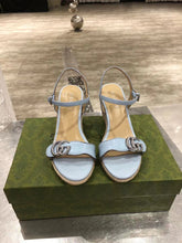 Load image into Gallery viewer, Leather Platform Espadrilles