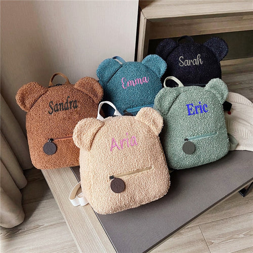 Personalised Embroidery Teddy Backpack - Ruby & Ralph Boutique