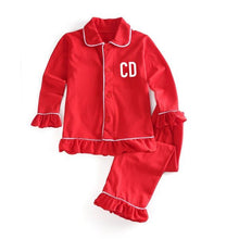 Load image into Gallery viewer, Personalised Long-sleeve Christmas Pyjamas - Ruby &amp; Ralph Boutique