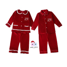 Load image into Gallery viewer, Personalised Velvet Pyjamas - Ruby &amp; Ralph Boutique