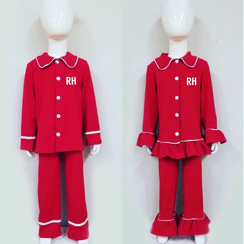 Personalised Long-sleeve Christmas Pyjamas - Ruby & Ralph Boutique
