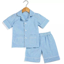 Load image into Gallery viewer, Personalised Seersucker Short Pyjamas - Ruby &amp; Ralph Boutique