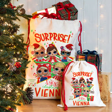 Load image into Gallery viewer, LOL Christmas Sack Santa Xmas Present Stocking Personalised Gift NS037 - Ruby &amp; Ralph Boutique